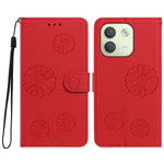 Xiaomi Redmi Note 17 Pro+ 5G / Xiaomi Redmi Note 17 Pro Max 5G Plånboksfodral i PU-läder med daisymönster och handledsrem