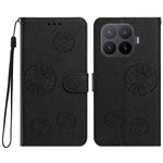 For Xiaomi 17T Pro Daisy Pattern PU Leather Wallet Phone Cover with Wrist Strap
