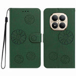 Xiaomi Poco M8 Pro 5G / Xiaomi Redmi Note 15 Pro+ 5G (Global) Plånboksfodral i PU-läder med daisymönster och handledsrem