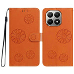 For Xiaomi 15T Daisy Pattern PU Leather Wallet Phone Cover with Wrist Strap