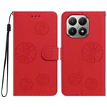 For Xiaomi 15T Daisy Pattern PU Leather Wallet Phone Cover with Wrist Strap