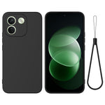 Xiaomi Poco X8 Power 5G / Xiaomi Redmi Note 17 Pro Max 5G flytande silikonskal mobilbaksida med handrem