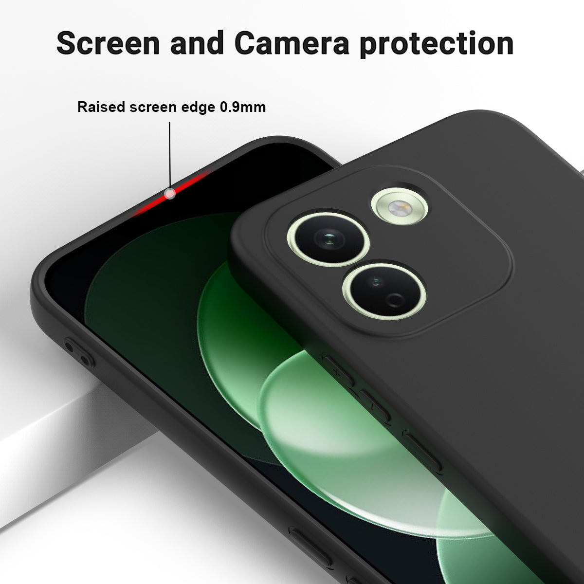 Xiaomi Poco X8 Power 5G / Xiaomi Redmi Note 17 Pro Max 5G flytande silikonskal mobilbaksida med handrem