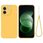Xiaomi Poco X8 Power 5G / Xiaomi Redmi Note 17 Pro Max 5G flytande silikonskal mobilbaksida med handrem
