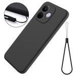 For Xiaomi Redmi Note 17 Pro 5G Liquid Silicone Case Phone Back Cover with Hand Strap