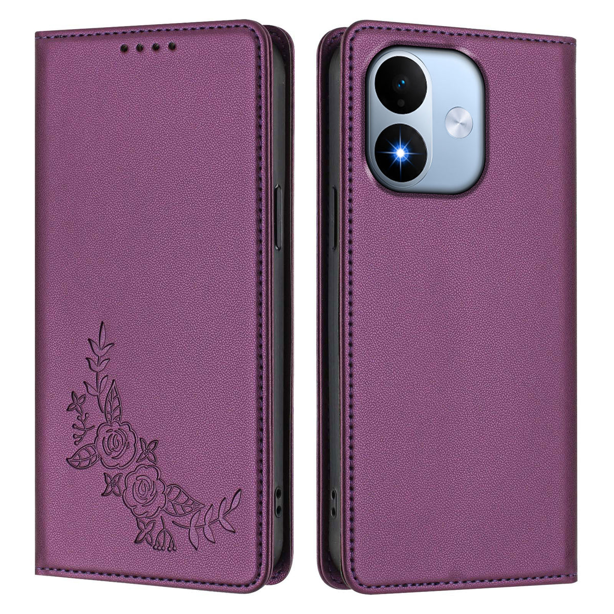 Xiaomi Redmi Note 17 5G (Global) / Xiaomi Redmi Note 17 (Indien/Kina) 5G / Xiaomi Redmi Note 17 4G (Global) Plånboksfodral Pionblommönster TPU PU-läder Flipfodral