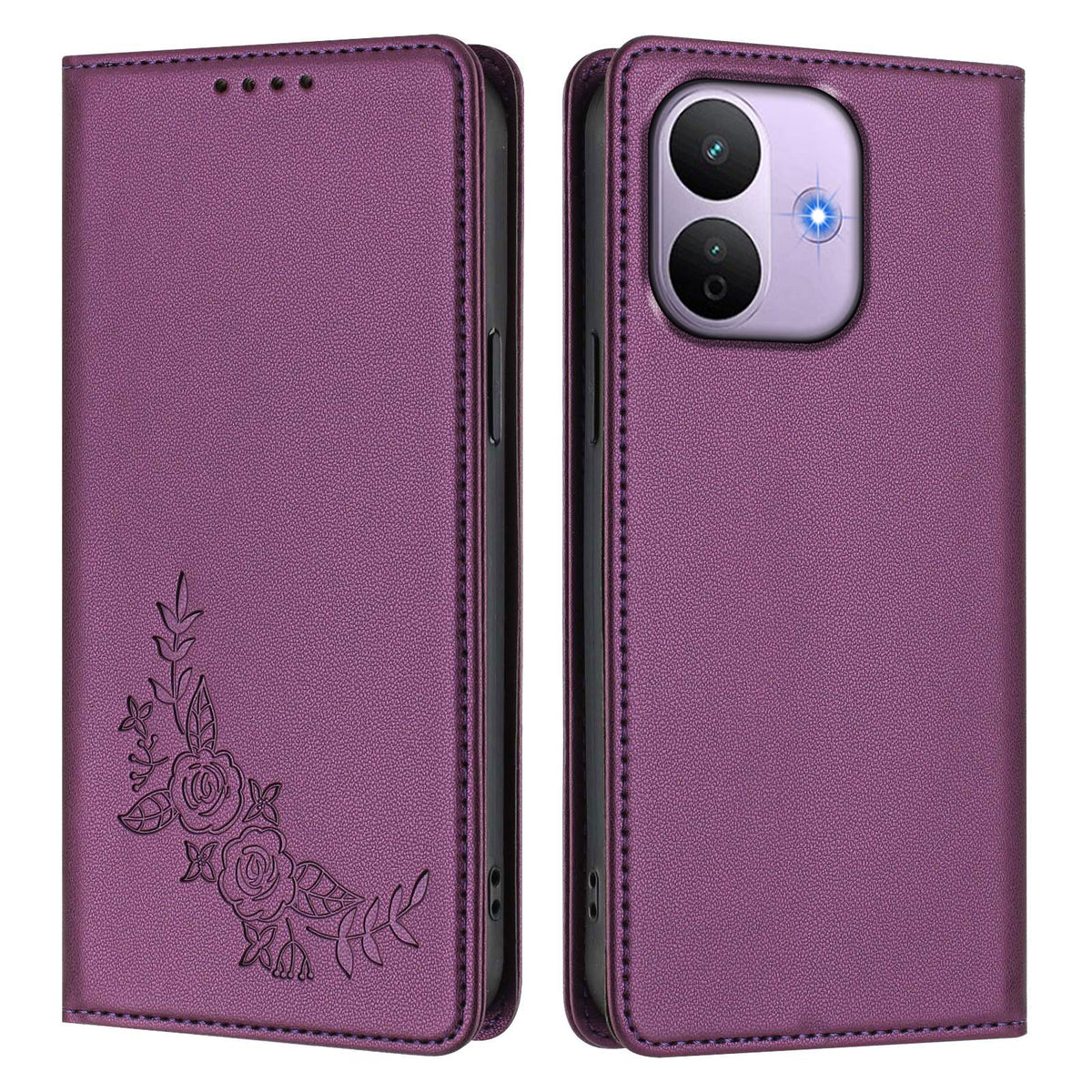 Xiaomi Redmi Note 17 Pro 5G Plånboksfodral Pion Blommönster TPU PU Läder Flipfodral