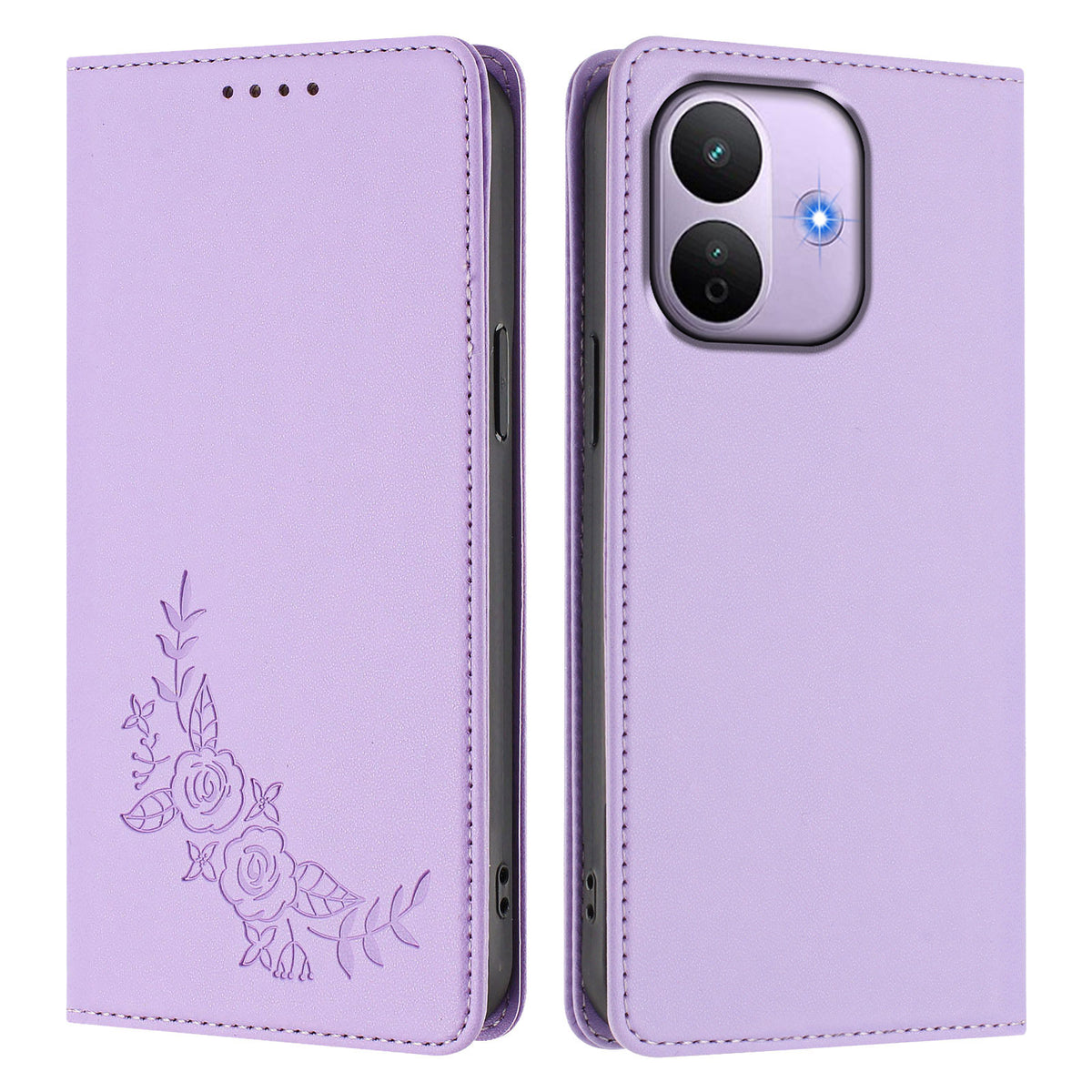 Xiaomi Redmi Note 17 Pro 5G Plånboksfodral Pion Blommönster TPU PU Läder Flipfodral