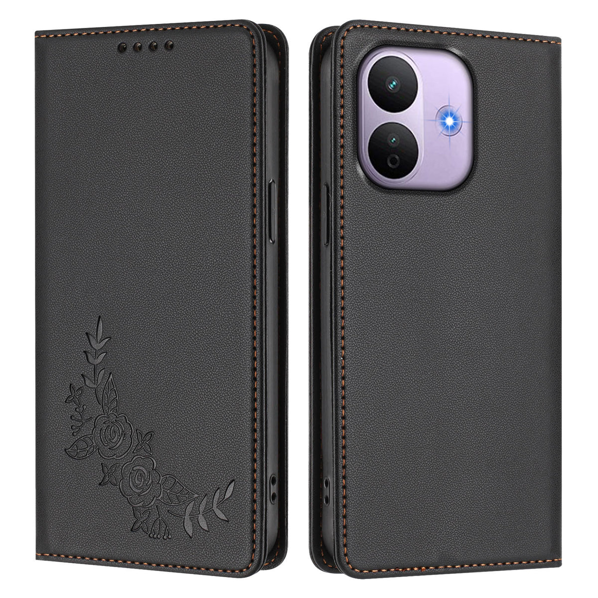 Xiaomi Redmi Note 17 Pro 5G Plånboksfodral Pion Blommönster TPU PU Läder Flipfodral