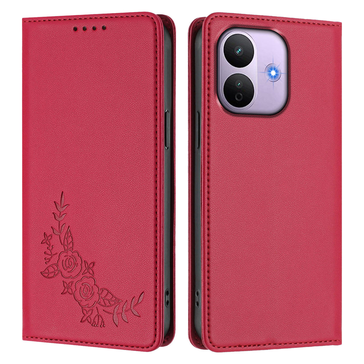 Xiaomi Redmi Note 17 Pro 5G Plånboksfodral Pion Blommönster TPU PU Läder Flipfodral