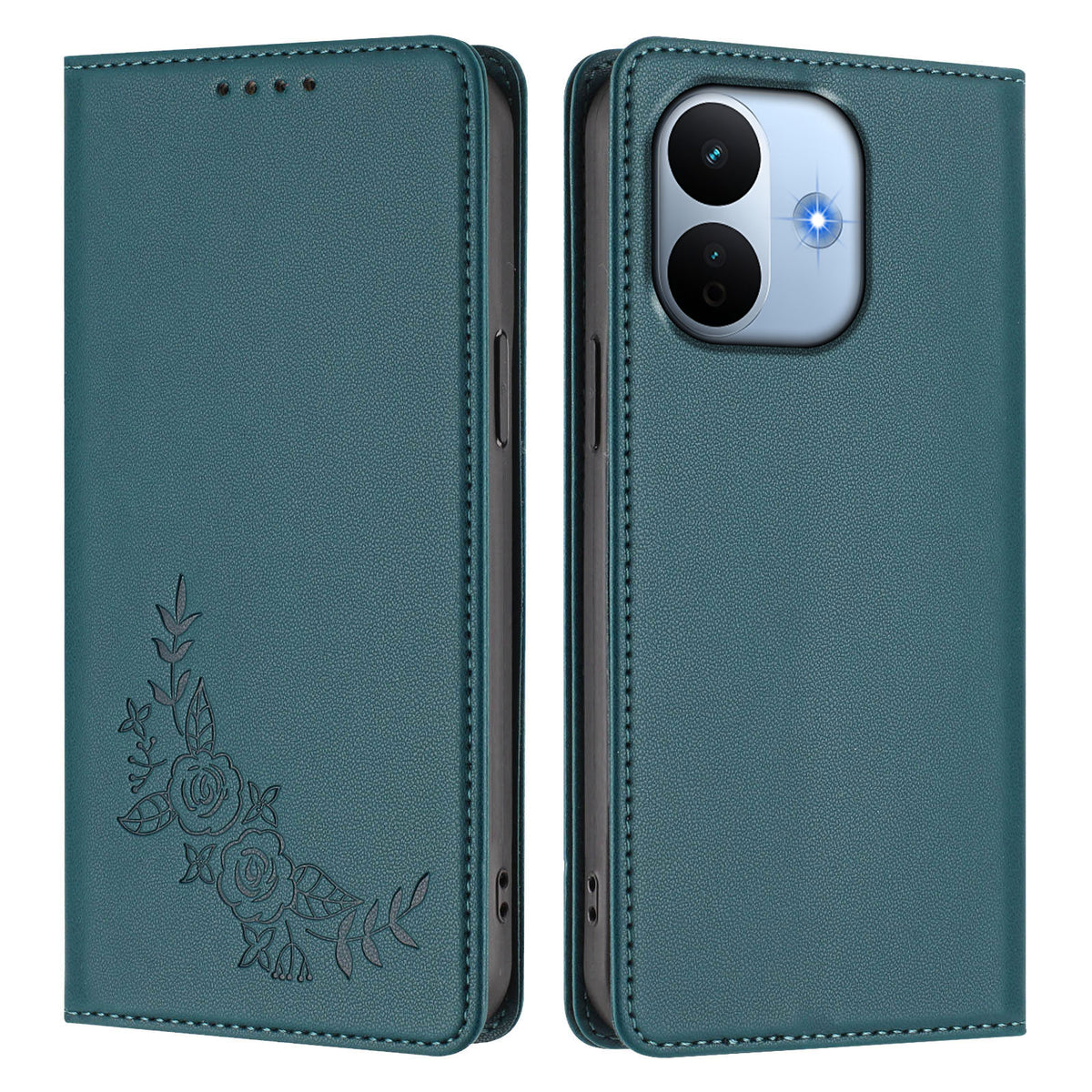 Xiaomi Redmi Note 17 Pro Max 5G / Xiaomi Redmi Note 17 Pro+ 5G Plånboksfodral Pion Blommönster TPU PU-läder Flipfodral