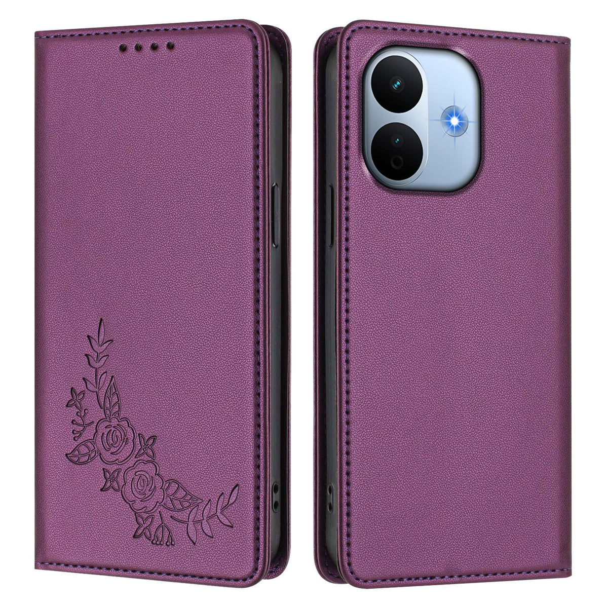 Xiaomi Redmi Note 17 Pro Max 5G / Xiaomi Redmi Note 17 Pro+ 5G Plånboksfodral Pion Blommönster TPU PU-läder Flipfodral