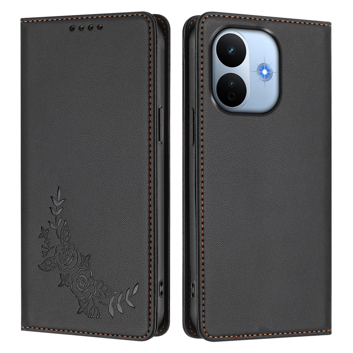 Xiaomi Redmi Note 17 Pro Max 5G / Xiaomi Redmi Note 17 Pro+ 5G Plånboksfodral Pion Blommönster TPU PU-läder Flipfodral