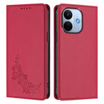 Xiaomi Redmi Note 17 Pro Max 5G / Xiaomi Redmi Note 17 Pro+ 5G Plånboksfodral Pion Blommönster TPU PU-läder Flipfodral