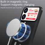 Xiaomi 18 Pro Max-skal PU TPU PC-mobilbaksida med metalllinsram