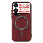 Xiaomi 18 Pro Max-skal PU TPU PC-mobilbaksida med metalllinsram