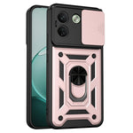 For Xiaomi Redmi Note 17 Pro Max 5G Case with Slide Camera Lid PC + TPU Kickstand Phone Cover