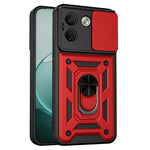 For Xiaomi Redmi Note 17 Pro Max 5G Case with Slide Camera Lid PC + TPU Kickstand Phone Cover