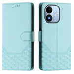 Xiaomi Redmi Note 17 5G (Global) / Xiaomi Redmi Note 17 (Indien/Kina) 5G / Xiaomi Redmi Note 17 4G (Global) Skal Präglat bikakemönster RFID-blockerande läderfodral med rem