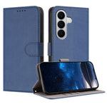 Läderfodral i enfärgat med plånbok för Samsung Galaxy S26/Galaxy S27