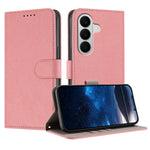 Läderfodral i enfärgat med plånbok för Samsung Galaxy S26/Galaxy S27