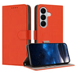 Läderfodral i enfärgat med plånbok för Samsung Galaxy S26/Galaxy S27