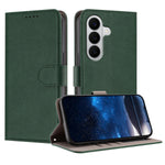 Läderfodral i enfärgat med plånbok för Samsung Galaxy S26/Galaxy S27