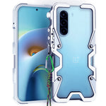 OnePlus Turbo 6X 5G / Nord CE6 Lite 5G-bumpercover i aluminiumslegering, metalmobilcover med rem