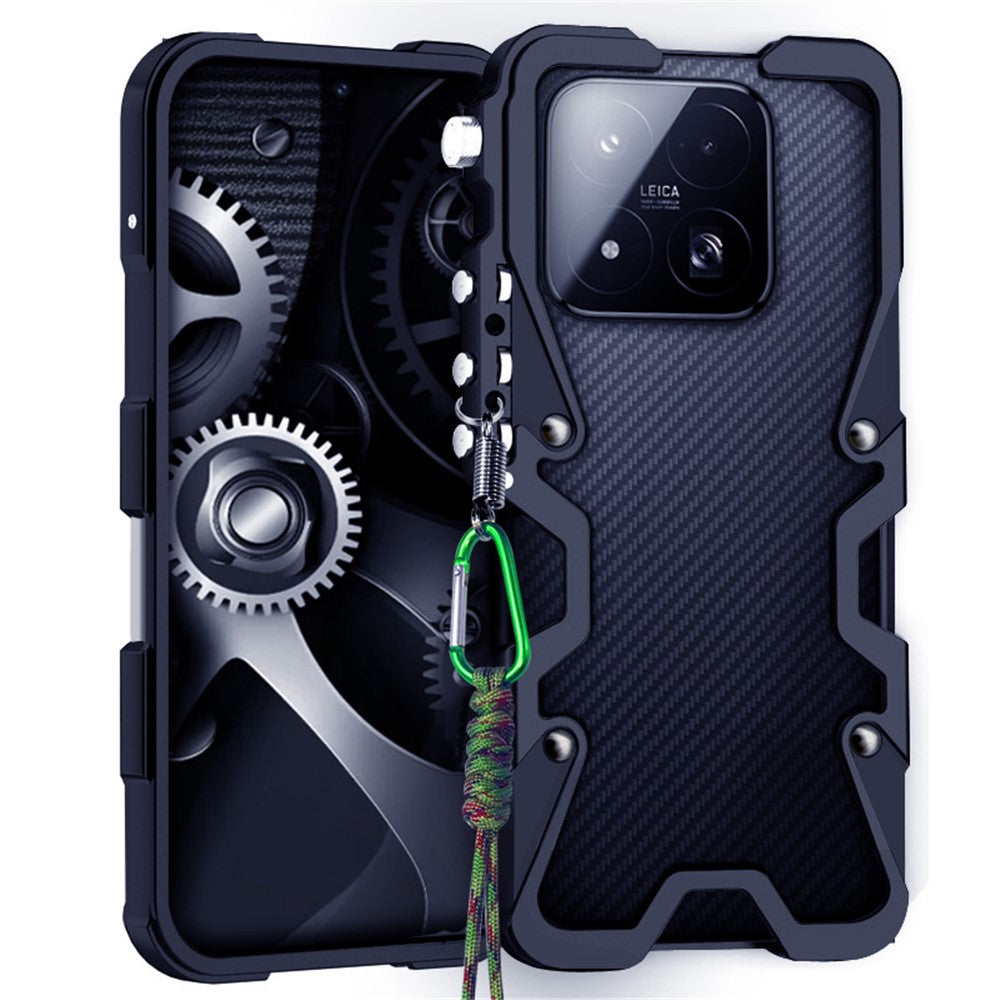For Xiaomi 17 Max Bumper Case Aluminium Alloy Metal Phone Shell Cover with Strap
