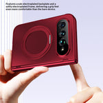 Xiaomi 18 Fold Fodral Roterande Stativ Anti-Drop PC mobilskal med Härdat Glas Skärmskydd