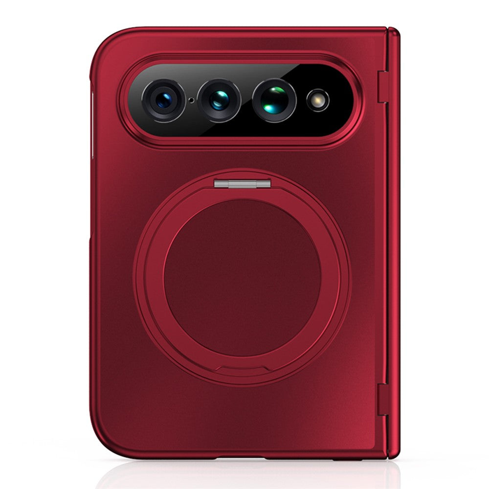 Xiaomi 18 Fold Fodral Roterande Stativ Anti-Drop PC mobilskal med Härdat Glas Skärmskydd