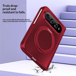 Xiaomi 18 Fold Fodral Roterande Stativ Anti-Drop PC mobilskal med Härdat Glas Skärmskydd