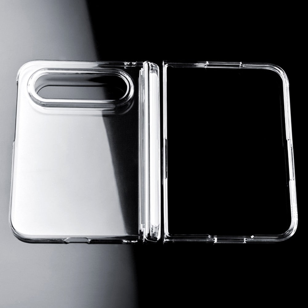 For Xiaomi 18 Fold Case Single Hinge UV Glossy Clear PC Phone Cover