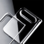 For Xiaomi 18 Fold Case Single Hinge UV Glossy Clear PC Phone Cover