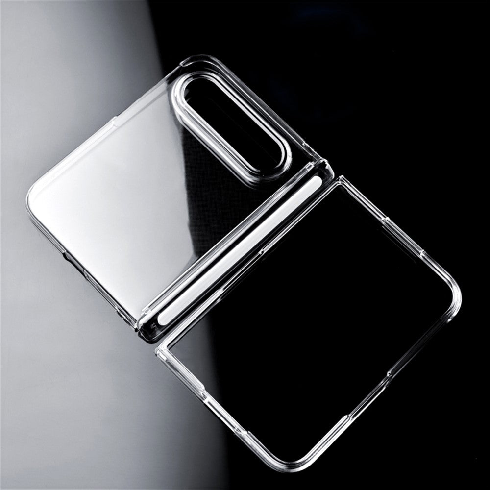 For Xiaomi 18 Fold Case Single Hinge UV Glossy Clear PC Phone Cover