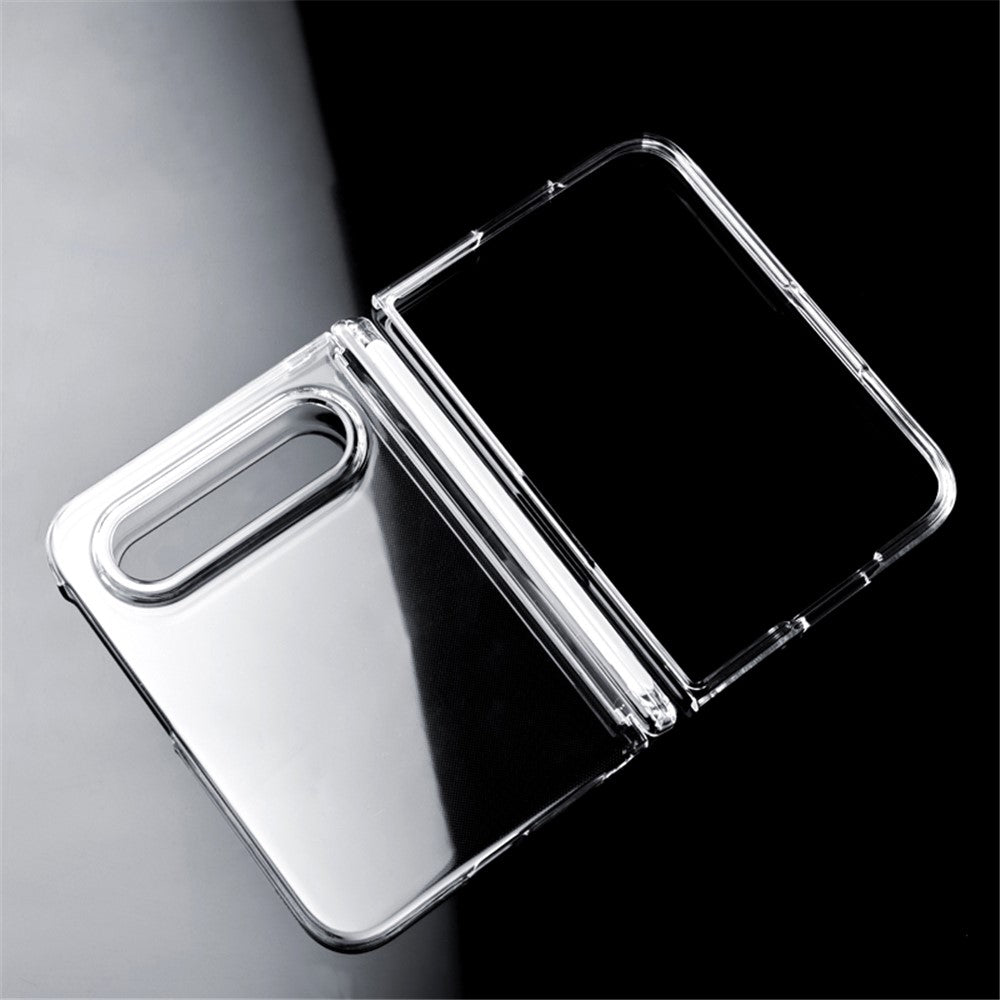 For Xiaomi 18 Fold Case Single Hinge UV Glossy Clear PC Phone Cover