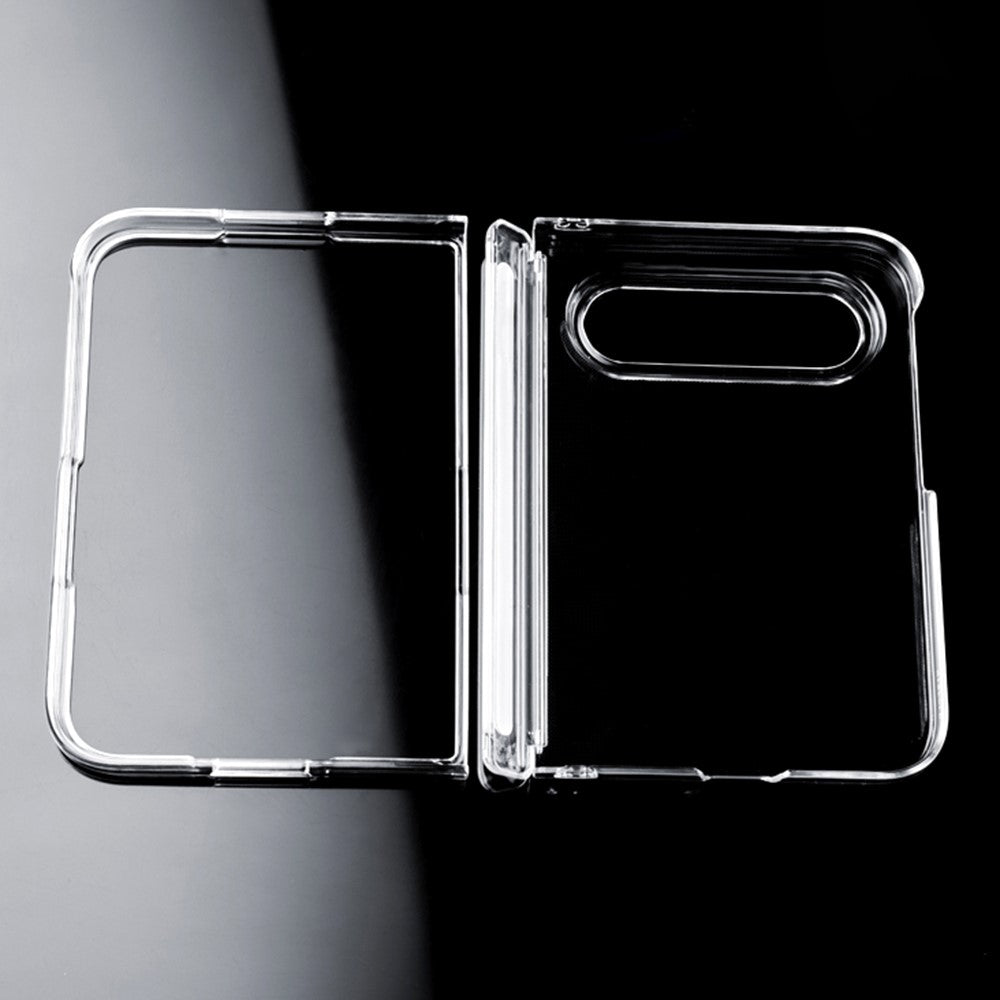 For Xiaomi 18 Fold Case Single Hinge UV Glossy Clear PC Phone Cover