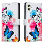 Samsung Galaxy A06 5G / Galaxy A07 4G / Galaxy A07 5G / Galaxy A07s 4G / Galaxy A08 5G / Galaxy A08 4G / Galaxy A06 4G-cover, tegnebogsetui, mønstertryk, mobiltelefonetui i læder