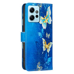 Xiaomi Redmi Note 12 4G-skal Plånboksfodral Mönstertryck mobilläder
