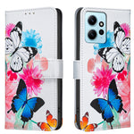 Xiaomi Redmi Note 12 4G-skal Plånboksfodral Mönstertryck mobilläder