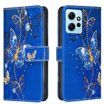 Xiaomi Redmi Note 12 4G-skal Plånboksfodral Mönstertryck mobilläder