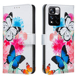 Xiaomi Redmi Note 11 Pro 4G (MediaTek) / Xiaomi Redmi Note 11 Pro 5G (Qualcomm) / Xiaomi Redmi Note 11 Pro 5G (Kina) (MediaTek) / Xiaomi Redmi Note 11 Pro-skal, plånboksfodral, mönstertryck, mobilläderfodral