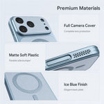 Skal för iPhone 13 Pro Max, kompatibelt med MagSafe, värmeavledande, fallskyddande TPU+PC-mobilskal