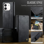 AUTSPACE för Xiaomi Redmi Note 17 Pro Max 5G / Xiaomi Redmi Note 17 Pro+ 5G A11-skal RFID-blockerande retro-läderplånboksfodral för mobilmobil
