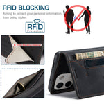 AUTSPACE för Xiaomi Redmi Note 17 Pro Max 5G / Xiaomi Redmi Note 17 Pro+ 5G Plånboksfodral A01 Läderfodral med RFID-blockerande korthållare