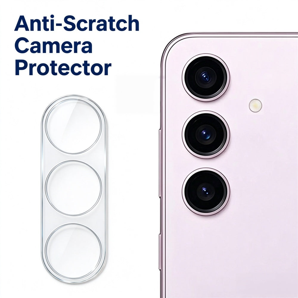 Samsung Galaxy A17 5G / Galaxy A17 4G / Galaxy A26 5G-skal PC + TPU halkfritt mobilskal med skärmskydd i högkvalitativt aluminium-kiselglas + linsskydd i härdat glas