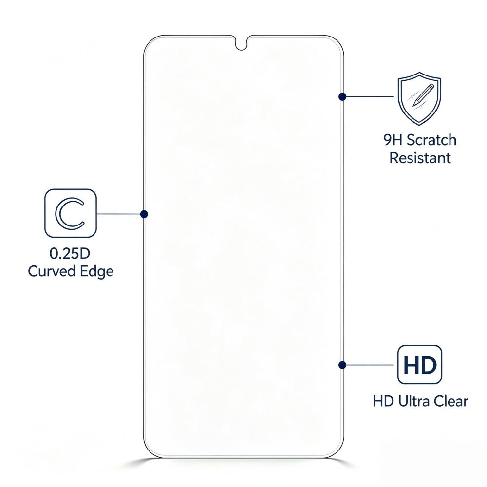 Samsung Galaxy A17 5G / Galaxy A17 4G / Galaxy A26 5G-skal PC + TPU halkfritt mobilskal med skärmskydd i högkvalitativt aluminium-kiselglas + linsskydd i härdat glas