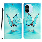 For Xiaomi Redmi A1 4G / A2 4G Pattern Printing PU Leather Phone Case Stand Drop-proof Magnetic Flip Wallet Cover with Strap