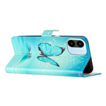 For Xiaomi Redmi A1 4G / A2 4G Pattern Printing PU Leather Phone Case Stand Drop-proof Magnetic Flip Wallet Cover with Strap