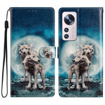 For Xiaomi 12 Lite 5G Pattern Printing Full Protection PU Leather Case Stand Wallet Protective Phone Cover with Strap